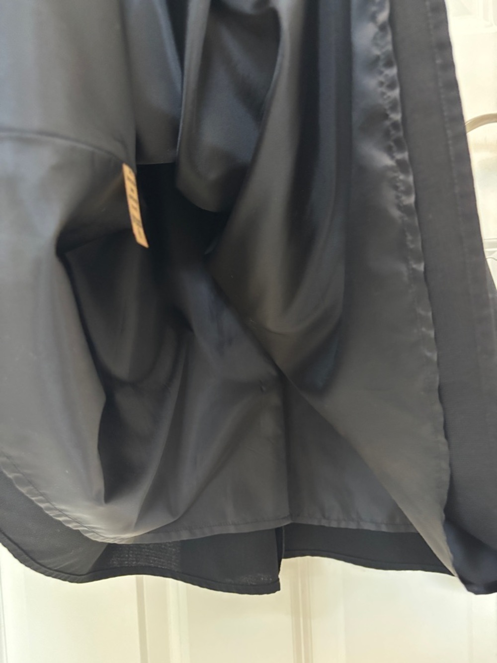 Calvin Klein sz 4, Black Cap-Sleeve Midi Fit-and-Flare Dress - Picture 5 of 11